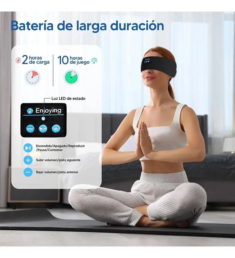 Cintillo con Auriculares Bluetooth