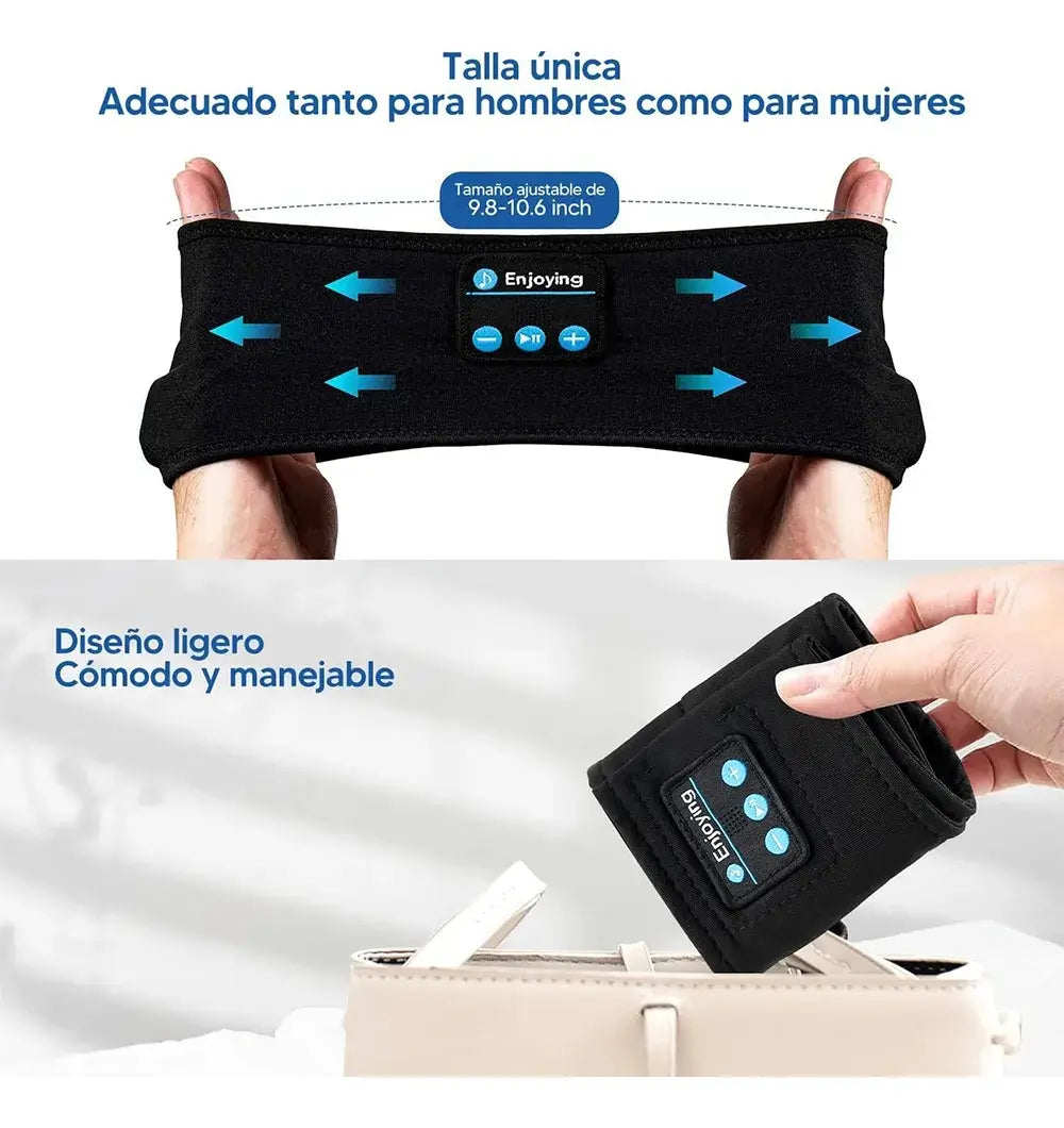 Cintillo con Auriculares Bluetooth
